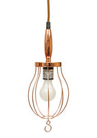 Creative Co-Op DA4541 Metal Work Light with Copper Electroplated Finish, 15.5