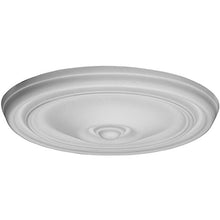 Load image into Gallery viewer, Ekena Millwork CM12RE Reece Ceiling Medallion, 12&quot;OD x 1 3/4&quot;P (Fits Canopies up to 2 3/8&quot;), Factory Primed
