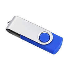Load image into Gallery viewer, Aiibe 8 GB Flash Drive 10 Pack USB Flash Drives 8G USB 2.0 Memory Stick Thumb Drive Data Storage Swivel Keychain Design Pen Zip Drives Wholesale/Lot/Bulk (10 Pack, 8GB, Blue)
