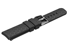 Load image into Gallery viewer, RuenTech Bands Compatible with Garmin Vivoactive 3 Music Band Replacement Soft Silicone Strap Sport Band (Black)
