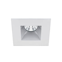 Load image into Gallery viewer, WAC Lighting R2BSD-F927-HZWT Oculux 2&quot; LED Square Flood 2700K Trim with Light Engine and New Construction or Remodel Housing, 50 Beam, Haze/White
