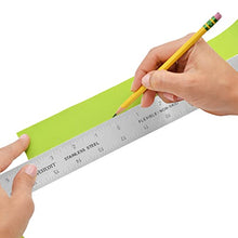 Load image into Gallery viewer, Westcott Stainless Steel Ruler, Zero Center, 24&quot; (ZC-24)
