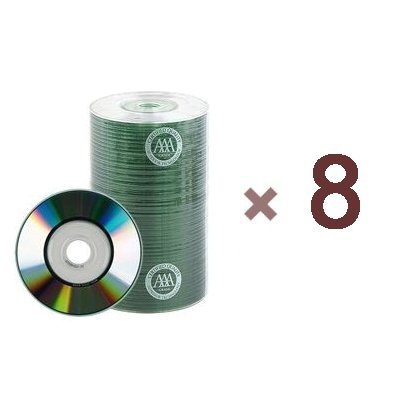 800 Prodisc Spin-x 32x Mini Cd-r Blank Media 22min 193mb Shiny Silver with Free Vinyl Sleeves