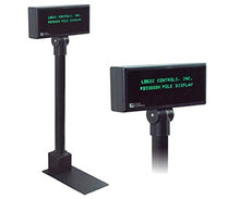 Load image into Gallery viewer, Logic Controls PDX3000 Pole Display, 5 MM, 2x20, RS-232, Universal Command Set, Black (152130)
