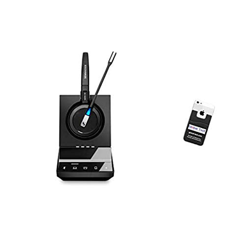 Sennheiser Wireless SDW 5015 Headset Bundle for Deskphones and PC/MAC | Includes Remote Answering Lifter - for by Cisco, Nortel, Panasonic, Vertical, Comdial, Mitel and Other Business Desk Phones