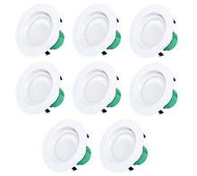 Load image into Gallery viewer, Westgate Lighting 12 Watt 4&quot; Inch Recessed Lighting Kit Dimmable LED Retrofit Downlight with Integrated Smooth Trim 120V (3000K Soft White 8 Pack)
