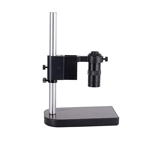 HAYEAR Lab Industry Stereo Microscope Camera Table Stand Holder 40mm Ring +100X Zoon C-Mount Lens