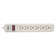 Load image into Gallery viewer, Tripp Lite Protect It Surge Protector/Suppressor 6 Outlets 6&#39; Cord 720 Joules Gray, TLP606, Lot of 1
