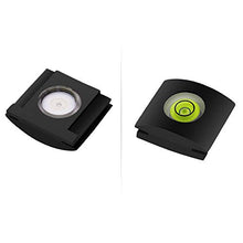 Load image into Gallery viewer, Anwenk Hot Shoe Level Camera Bubble Level Hot Shoe Spirit Level Hot Shoe Cover (Includes 2 Axis Bubble Level and 1 Axis Hot Shoe Cover) Combo Pack
