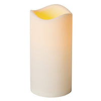 Everlasting Glow LED Indoor/Outdoor Resin Candle, Timer Feature, 3