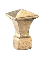 Load image into Gallery viewer, B&amp;P Lamp 1 1/2&quot; Ht. Brass Mission Style Finial, Tap 1/8F
