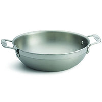 TableCraft Products CW7012 Tri-Ply Wok with 2 Handles, 9
