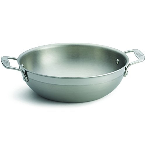 TableCraft Products CW7012 Tri-Ply Wok with 2 Handles, 9