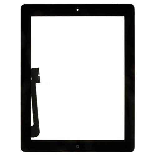Digitizer & Home Button Assembly for Apple iPad 4 (Black) with Glue Card