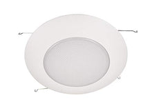 Load image into Gallery viewer, Nicor Lighting 6 Inch White Recessed Shower Trim With Albalite Lens (17505)
