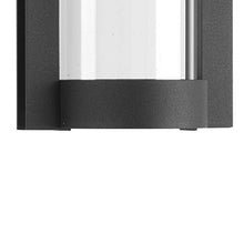 Load image into Gallery viewer, Z-1030 LED Collection 1-Light Clear Glass Modern Outdoor Small Wall Lantern Light Textured Black
