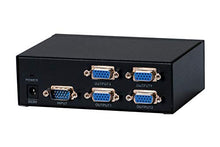 Load image into Gallery viewer, Value 14993529 VGA Video Splitter 4-Way 500MHz Black

