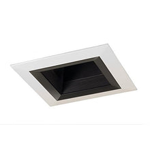 Load image into Gallery viewer, Jesco Lighting RLT-4003-BK-WH Accessory - 4&quot; Square Step Baffle Trim, Black/White Finish
