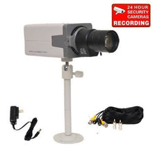 Load image into Gallery viewer, VideoSecu 700TVL Body Box Surveillance Security Camera Built-in 1/3&quot; Effio CCD with 6-60mm Vari-Focal Lens, Camera Bracket, Power Supply and Extension Cable CHT
