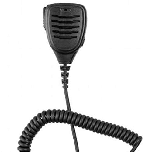 Compact Size Speaker Mic with 3.5mm Jack for Kenwood 2-Pin Series 2-Way Radios