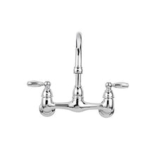 Load image into Gallery viewer, Peerless 2 Handle Wall Mount Kitchen Sink Faucet, Chrome P299305 Lf
