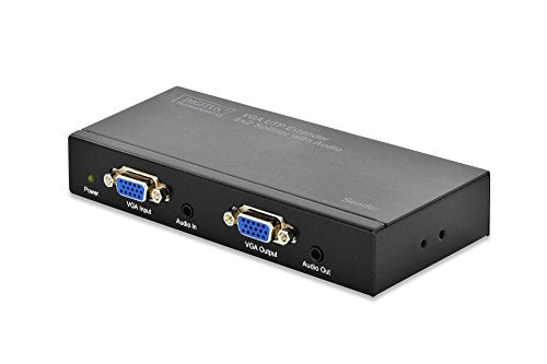 Extender VGA 1920x1200 po Cat.5e, 300m z audio, 2-port