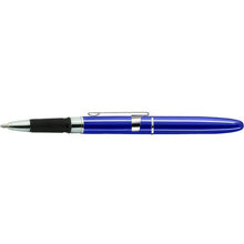 Load image into Gallery viewer, Fisher Space Pen Bullet Grip Space Pen with Clip and Conductive Stylus, Blue (BG1CL/S)
