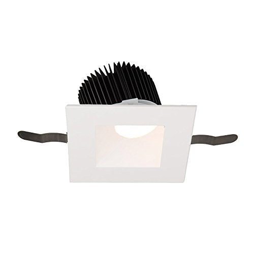 WAC Lighting R3ASWT-A827-WT Aether Square Wall Wash Trim with LED Light Engine Flood 50 Beam 2700K Warm White