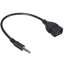 Load image into Gallery viewer, Pink Lizard 3.5mm Male Audio AUX Jack to USB 2.0 Type A Female OTG Converter Adapter Cable
