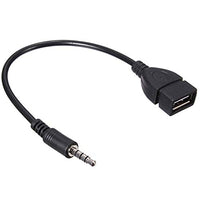 Pink Lizard 3.5mm Male Audio AUX Jack to USB 2.0 Type A Female OTG Converter Adapter Cable