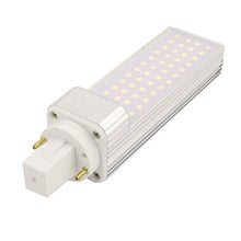 Load image into Gallery viewer, Aexit AC85-265V 9W Lighting fixtures and controls G24 4000K 52LED Horizontal 2P Connection Light Tube Milky White Cover
