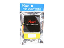 Load image into Gallery viewer, Rosewill RCSC-18012 6&quot; SATA Power Y Splitter Cables Male to Female
