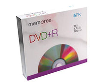 Load image into Gallery viewer, Memorex 16x  4.7GB 120min DVD+R Media 5pack
