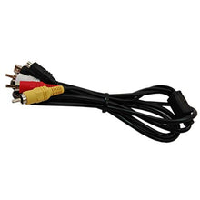 Load image into Gallery viewer, HQRP AV Audio Video Cable/Cord Compatible with Sony Handycam HDR-CX7, HDR-FX7, HDR-HC5, HDR-HC7 Camcorder
