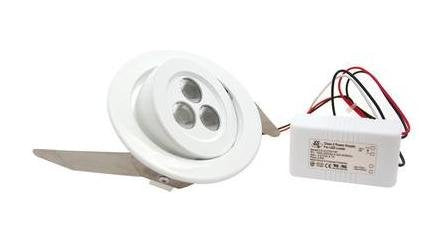 3Wx3 Led40Deg30KRecessed T/Mount