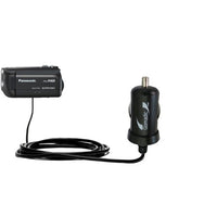 Gomadic Intelligent Compact Car/Auto DC Charger Suitable for The Panasonic HC-V110-2A / 10W Power at Half The Size. Uses Gomadic TipExchange Technology