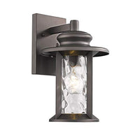 Chloe CH2S074RB12-OD1 Outdoor Wall Sconce, Rubbed Bronze