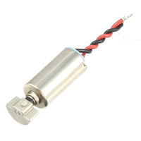 Aexit DC 3V Electric Motors 11000RPM 4mm x 8mm Cylindrical Type Mini Vibration Motor for Fan Motors Cell Phone