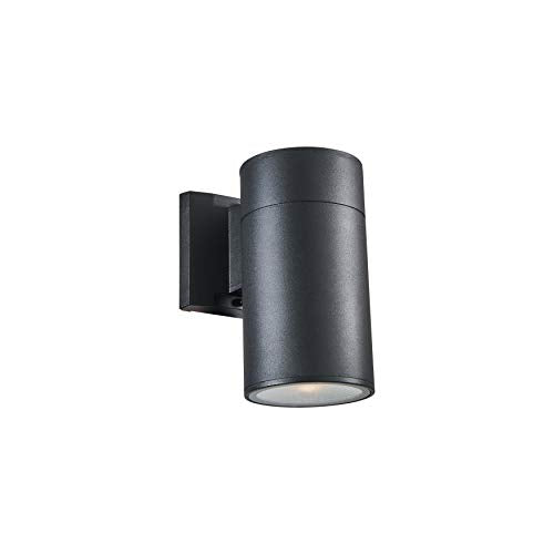 Chloe CH2S083BK08-ODL Outdoor Wall Sconce, Black