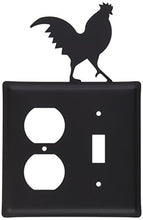 Load image into Gallery viewer, 8 Inch Rooster Single Outlet and Switch Cover
