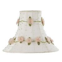 Jubilee Collection 3073 Roses on Vine Shade, Medium, White