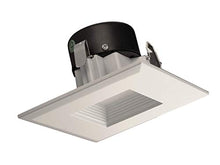 Load image into Gallery viewer, NICOR Lighting 3 inch White Square LED Recessed Downlight in 4000K (DQR3-10-120-4K-WH-BF)
