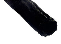 PP001399-Sleeving, Noise Reduction, Braided, 25 m, 82 ft, 19 mm, PET (Polyethylene Terephthalate), Black