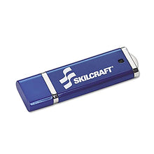 Load image into Gallery viewer, 7045015584992, SKILCRAFT USB Flash Drive with 256-Bit AES Encryption, 4 GB, Blue
