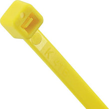 Load image into Gallery viewer, Industro 8&quot; Nylon Construction Cable Ties, Yellow - 25 Pack
