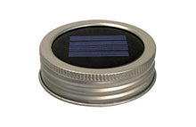 Load image into Gallery viewer, National Arcraft Mason Jar Cap with Solar Panel and LED Light
