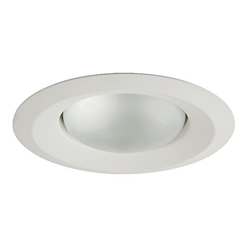 HALO 5186WH E26 Series Recessed Lighting Self Flanged Splay Trim, 5 In, White