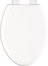 Load image into Gallery viewer, Delta Faucet 810902-WH Sanborne Elongated Standard Close Toilet Seat with Non-slip Seat Bumpers, White
