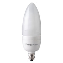 Load image into Gallery viewer, Bulbrite 513006 CF5/CTF 5W Compact Fluorescent B10 Chandelier Bulb with Candelabra Base, 25W Equivalent, Warm White

