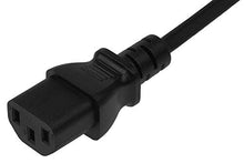 Load image into Gallery viewer, eDragon Computer/Monitor Power Cord, Black, NEMA 5-15P to C13, 10 Amp, 15 Foot
